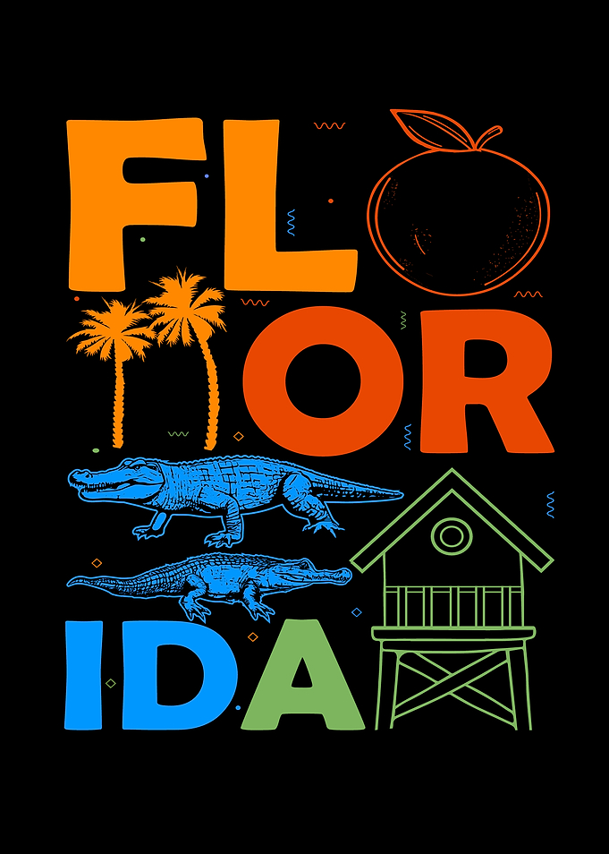 Florida Lover Men Florida Souvenir Women Alligator Florida