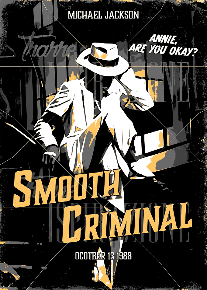 Michael Jackson Smooth Criminal Poster