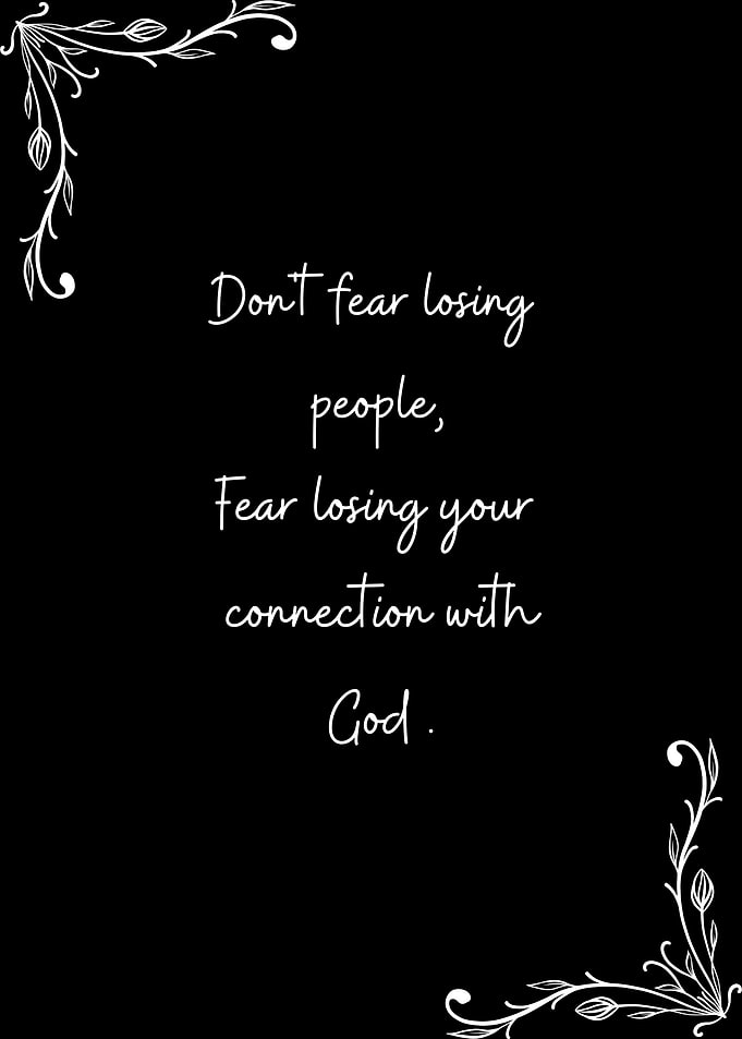 Inspirational Quote: Connection with God