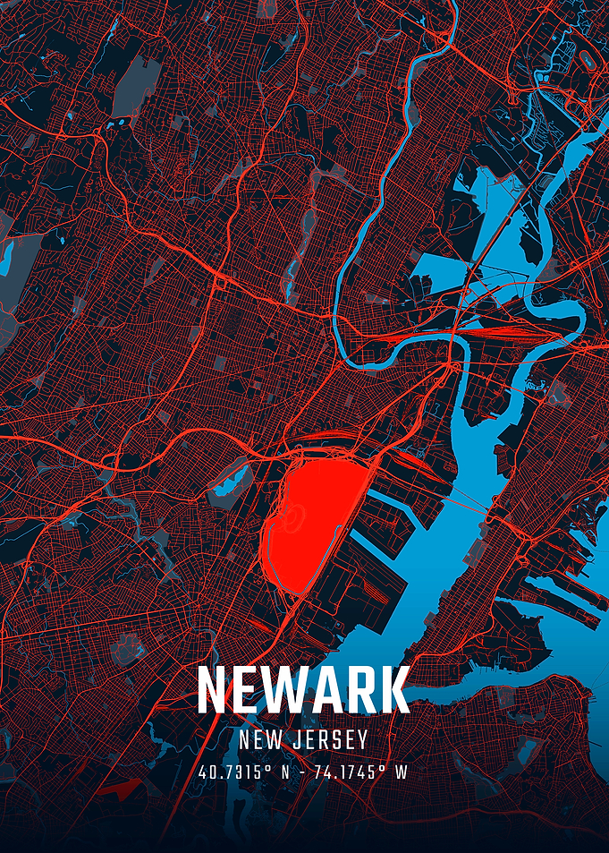 Newark City Map