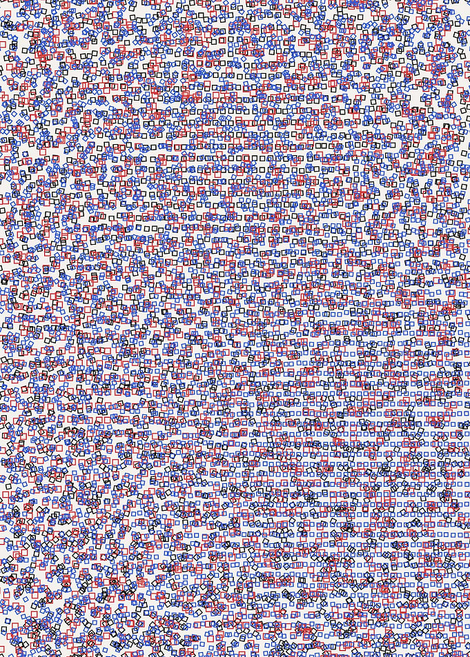 Abstract Squares Pattern