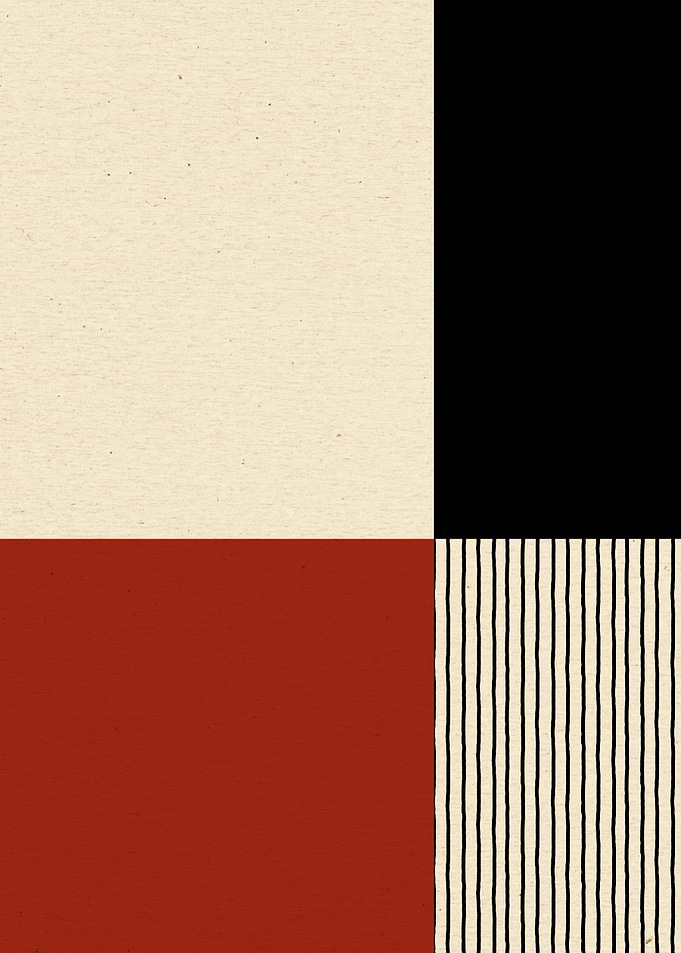 Abstract Color Block Composition
