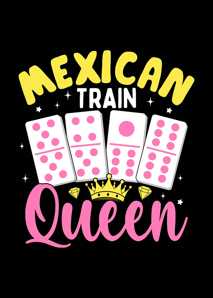 Mexican Train Queen Dominoes