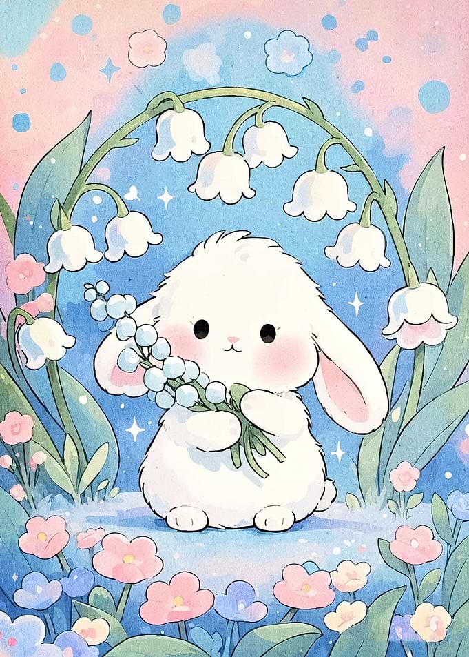 Cute Bunny Flowers