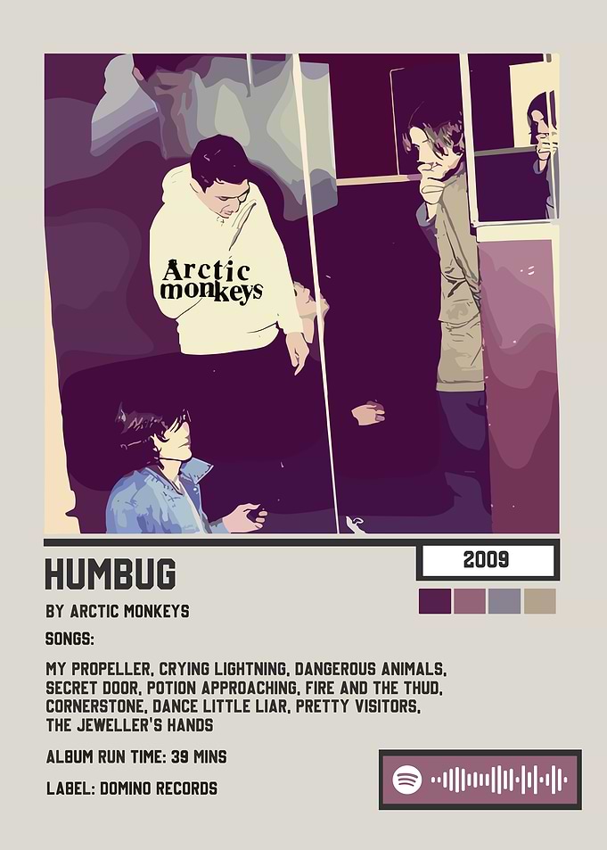 Arctic Monkeys Humbug Album Cover Art