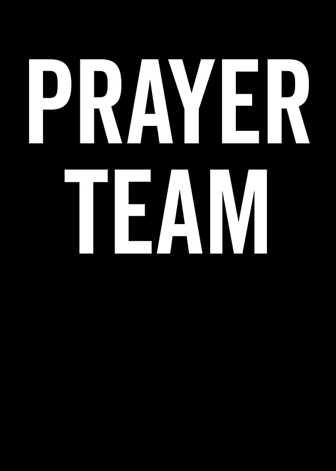 Prayer Team Text Art