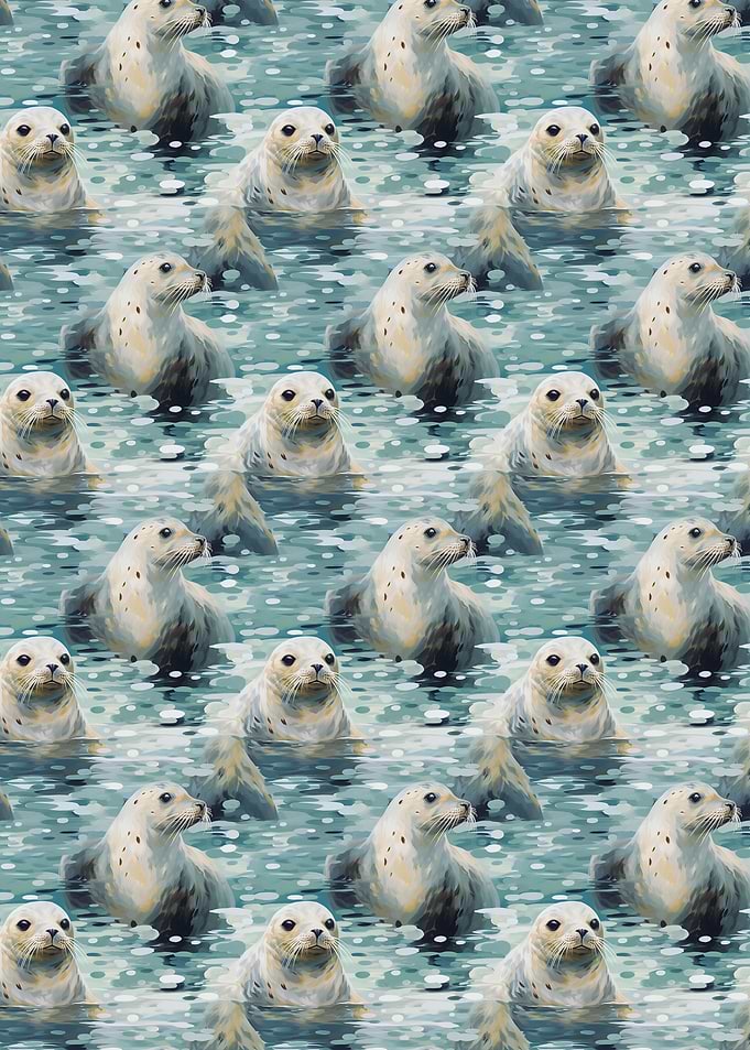 Seal Pattern in Water