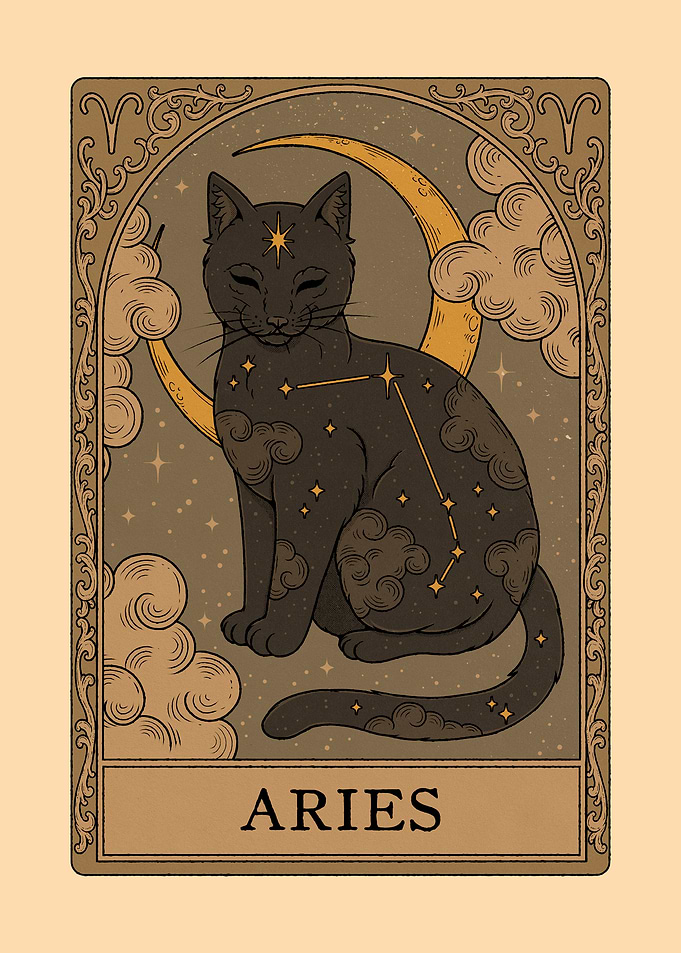 Cats Constellations - Aries