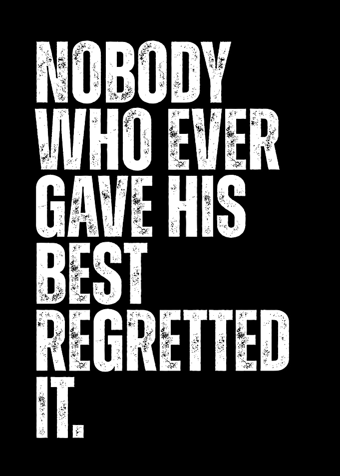 Inspirational Quote: Give Your Best