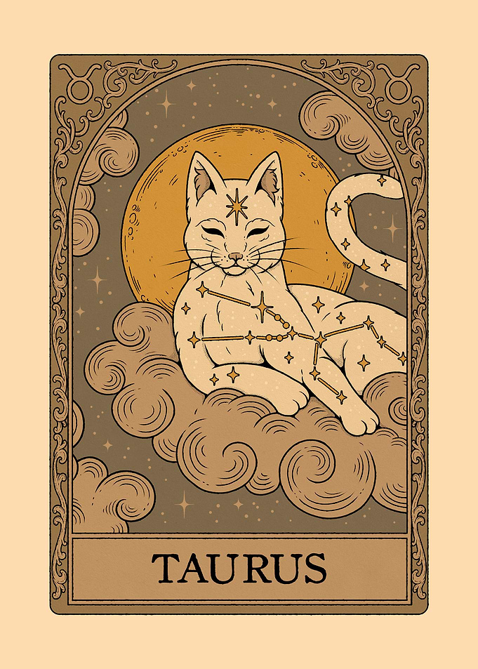 Cats Constellations - Taurus