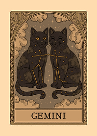 Cats Constellations - Gemini