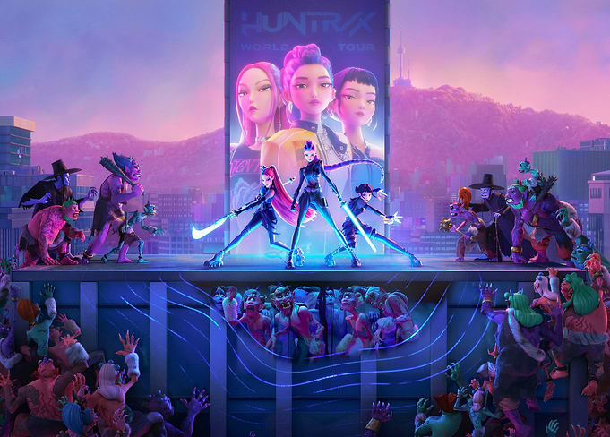 KPOP Demon Hunters: Neon City Battle horizontal