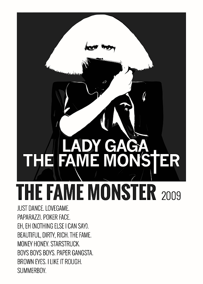 Lady Gaga The Fame Monster Poster