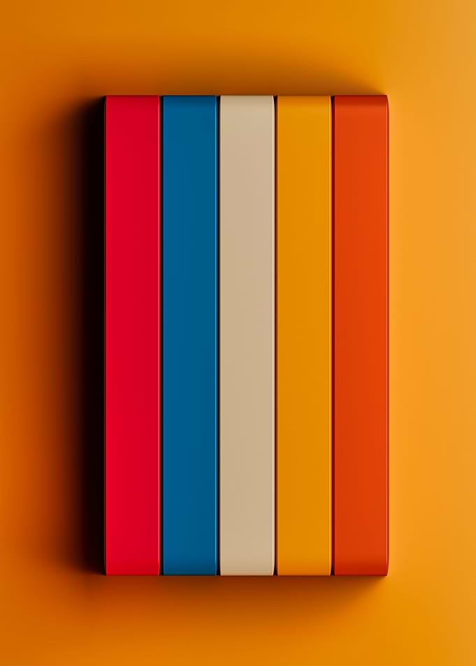Retro colour palette