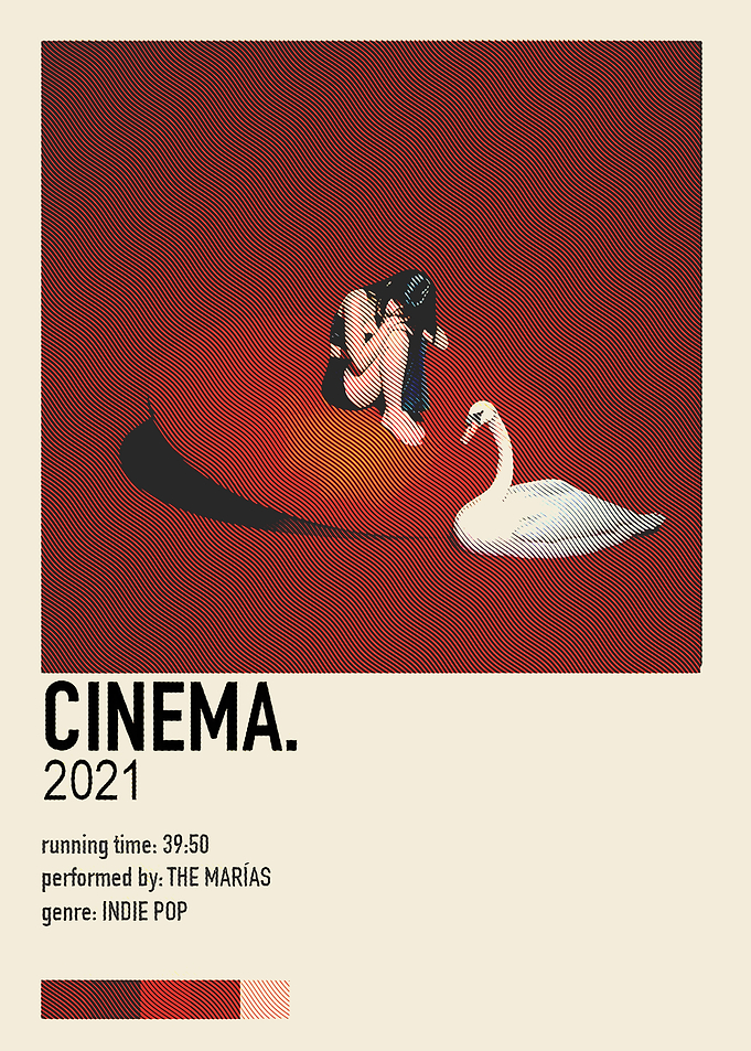 The Marias - Cinema 2021 Indie Pop Poster