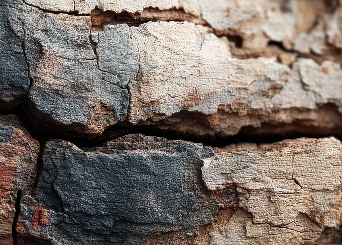 Close-up of textured tree bark