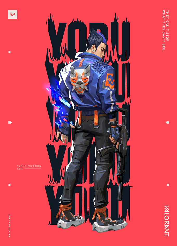VALORANT Agent Yoru Vibrant Red