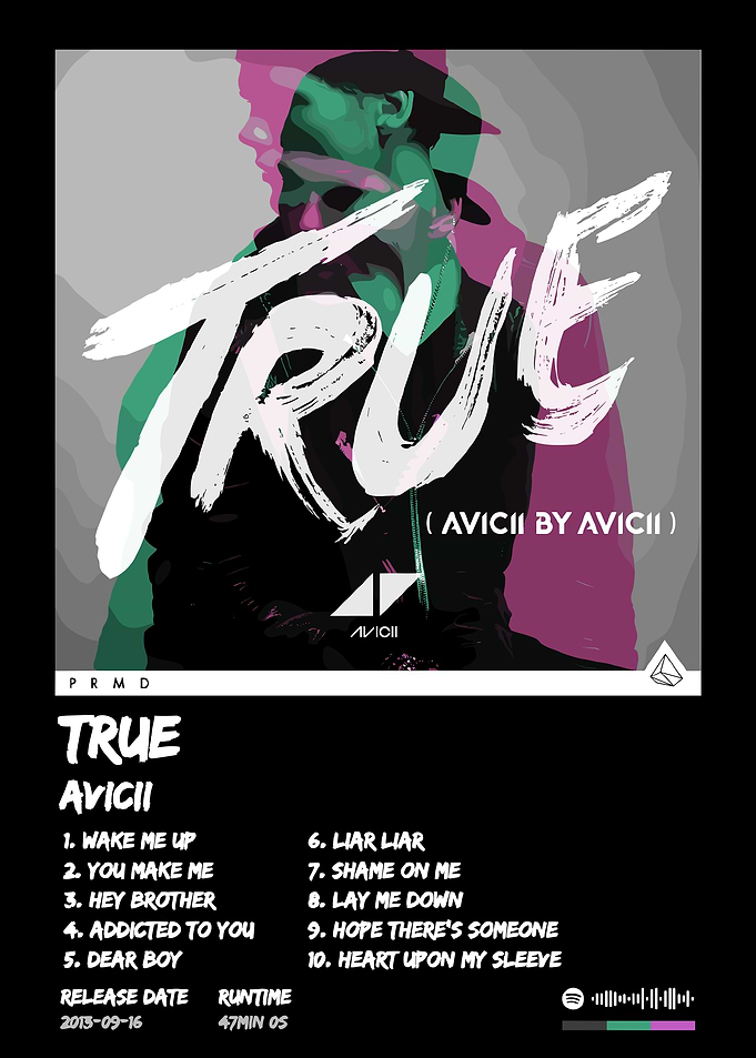 Avicii - True Album Cover