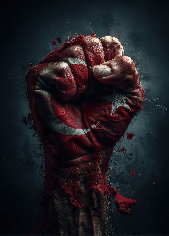 Turkish Flag Fist