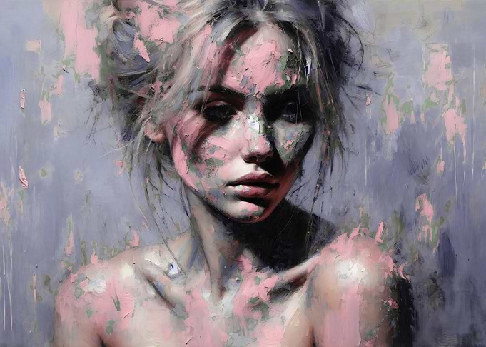 I Bruise Easily - Abstract Portrait of a Woman
