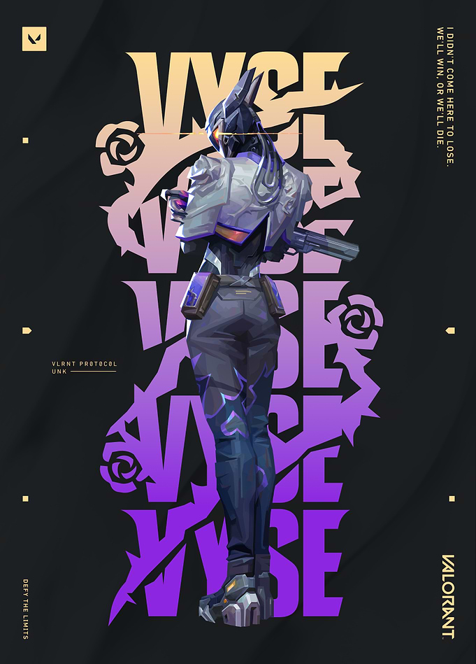 VALORANT Agent Vyse Black
