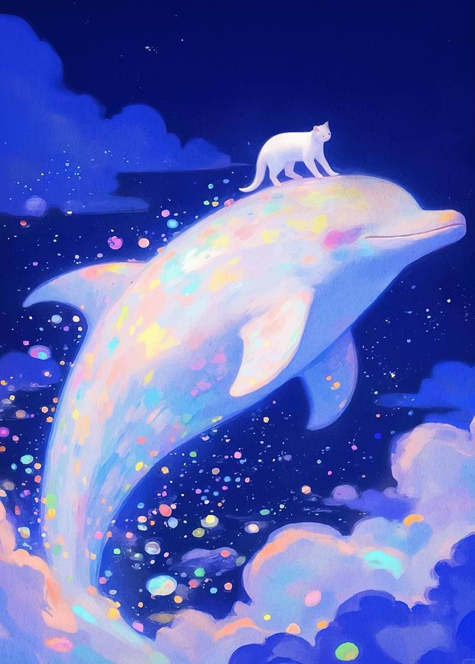 Cat Dolphin Fantasy