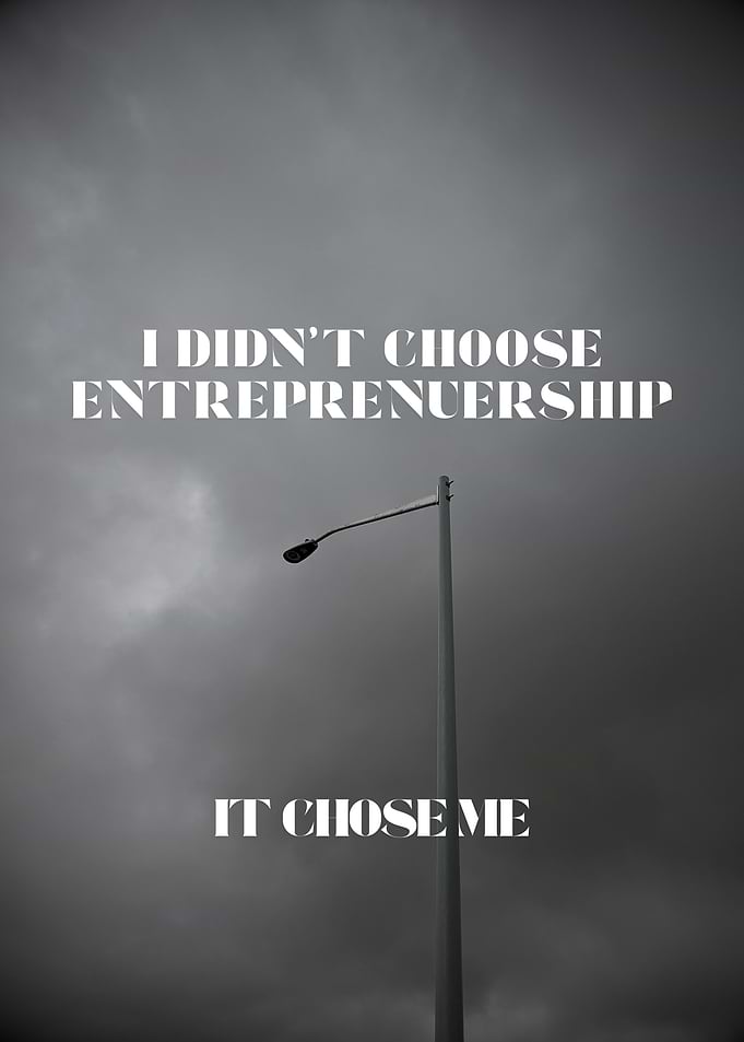 Entrepreneurship Chose Me