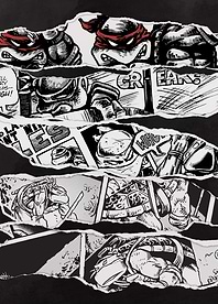TMNT: Eastman and Laird Comic Strip Collage