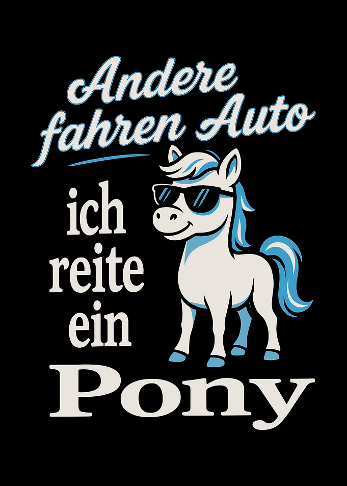 Funny Pony Riding Design
