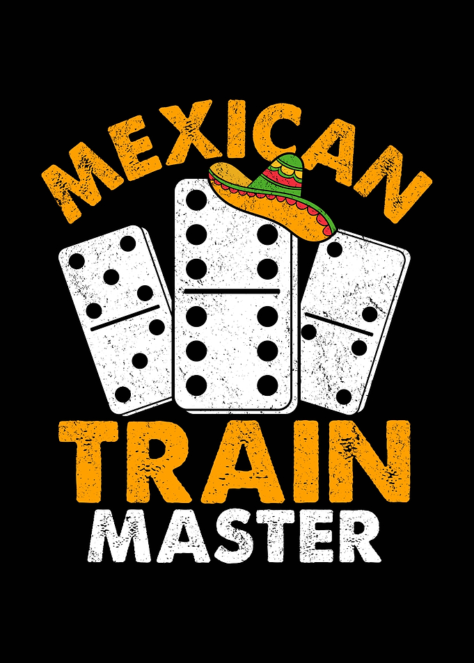 Mexican Train Master Dominoes Sombrero