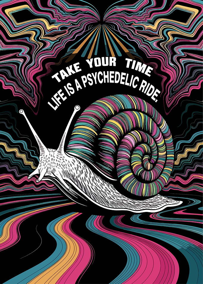 Psychedelic Snail Ride