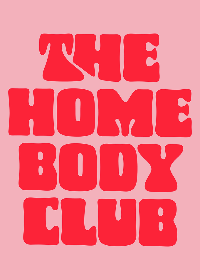 The Home Body Club Pink Red