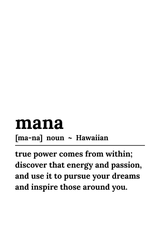 Mana Definition