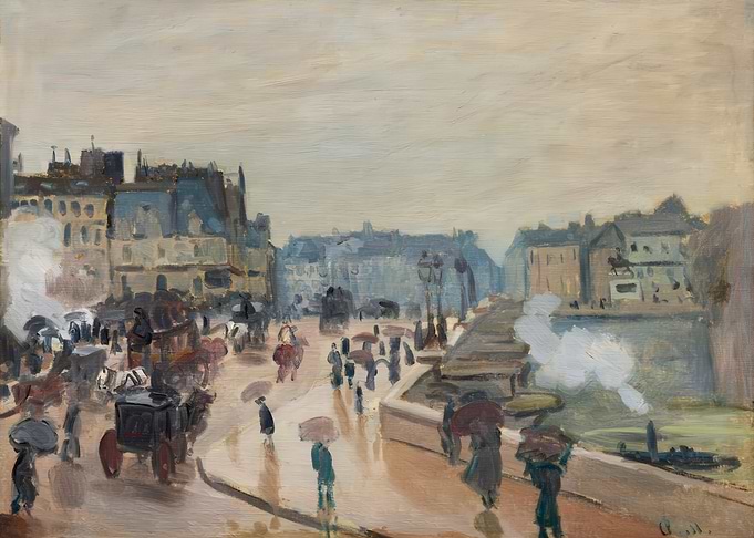 Paris Street Scene Painting