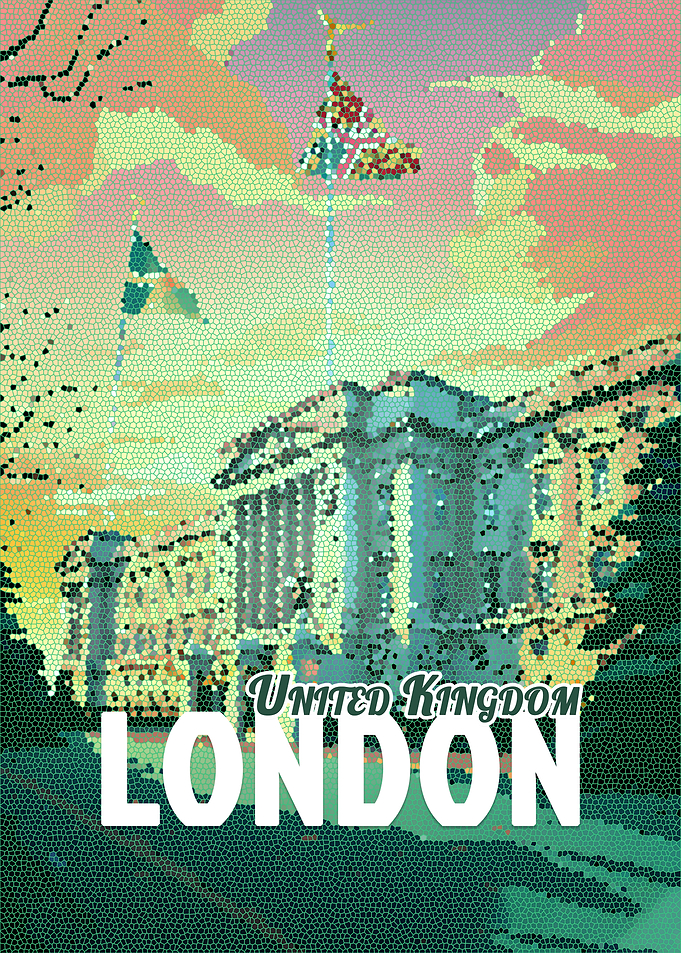 London, United Kingdom Travel Poster