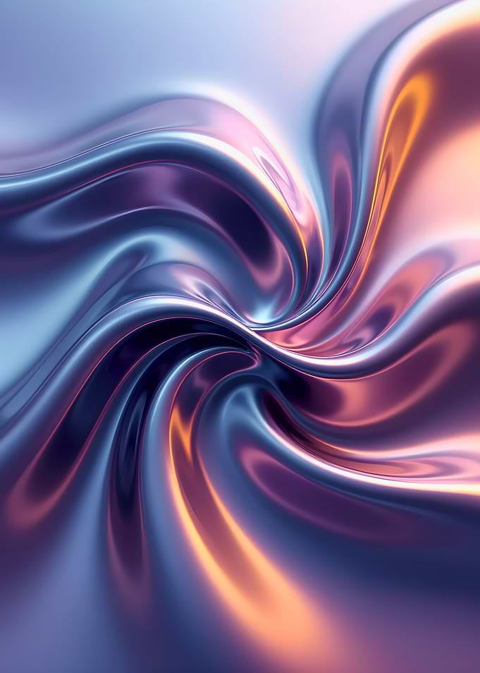 Abstract Metallic Swirl