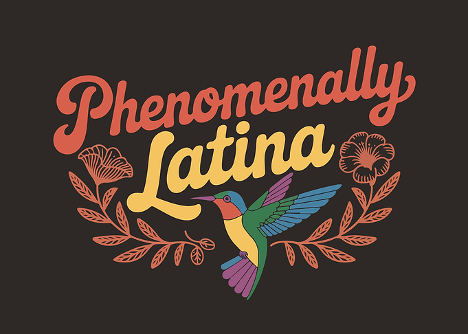 Phenomenally Latina Graphic with Hummingbird