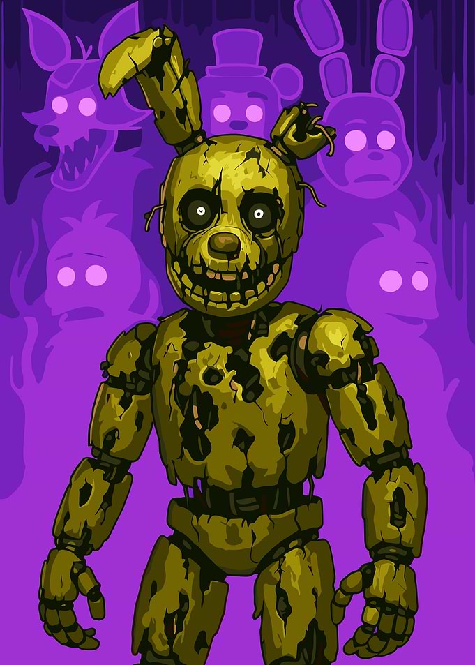 Springtrap and FNAF Animatronic Ghosts