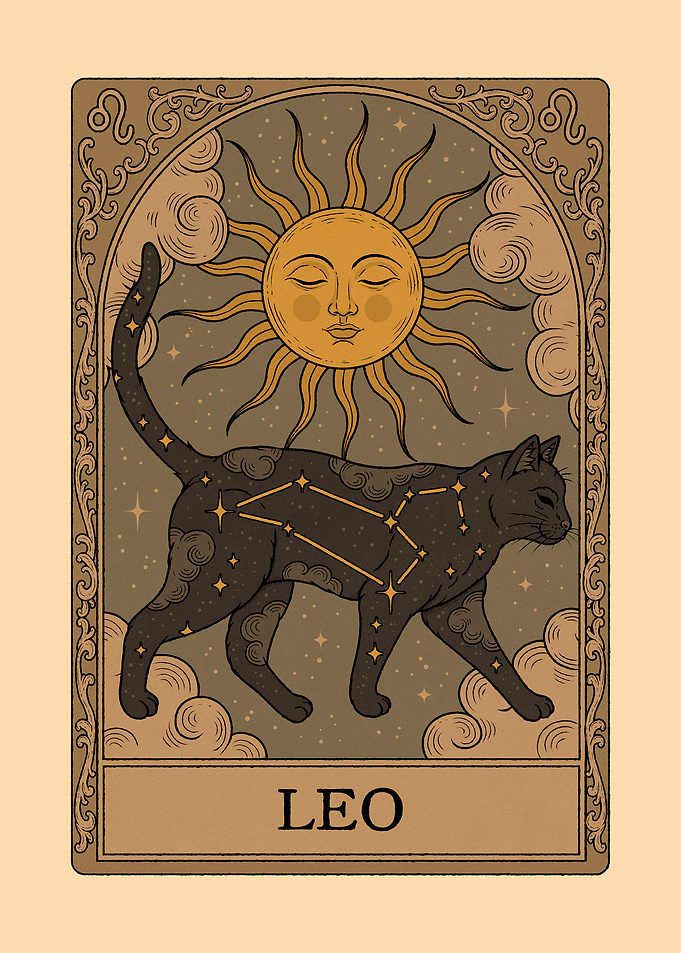 Cats Constellations - Leo