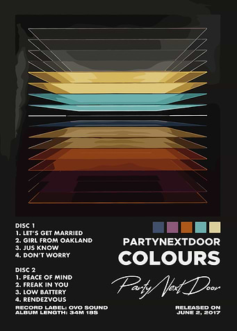 PartyNextDoor Colours album cover art