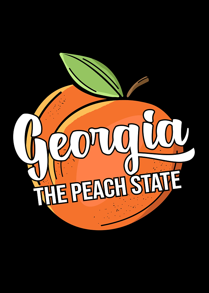 Georgia Souvenir Men The Peach State Georgia