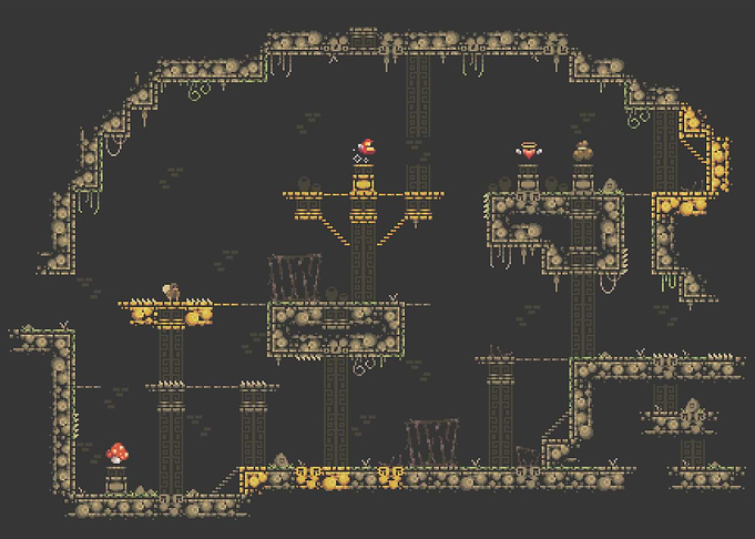 Pixel Art Platformer Level Design