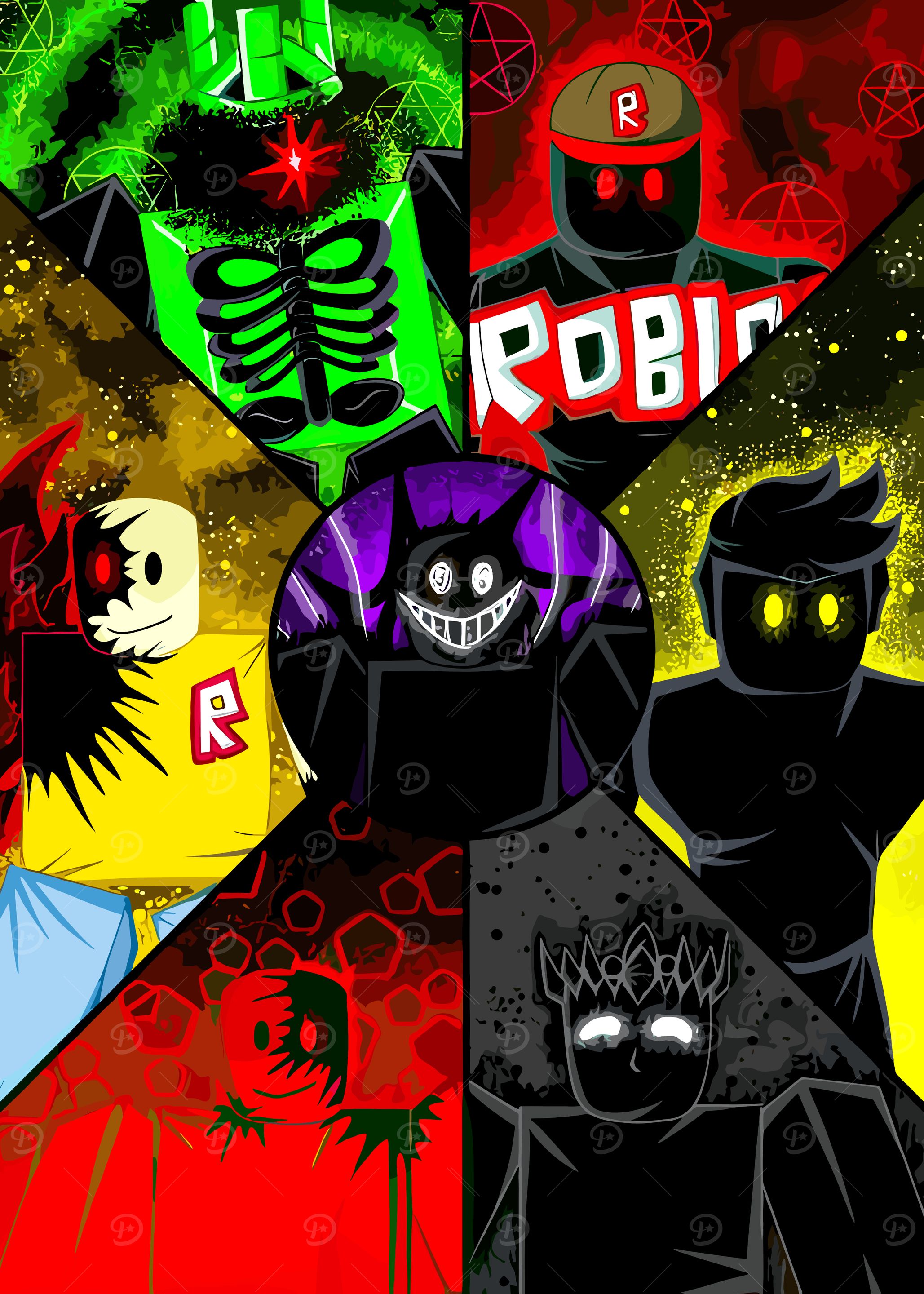 Roblox Characters Collage