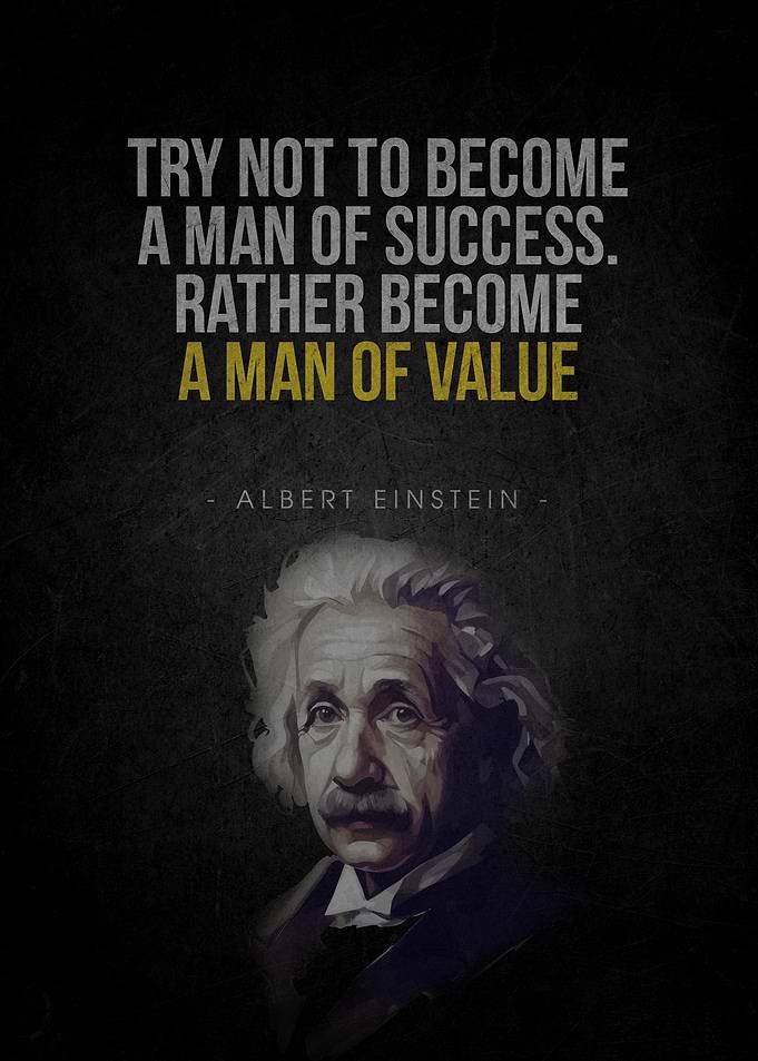 Einstein: Man of Value