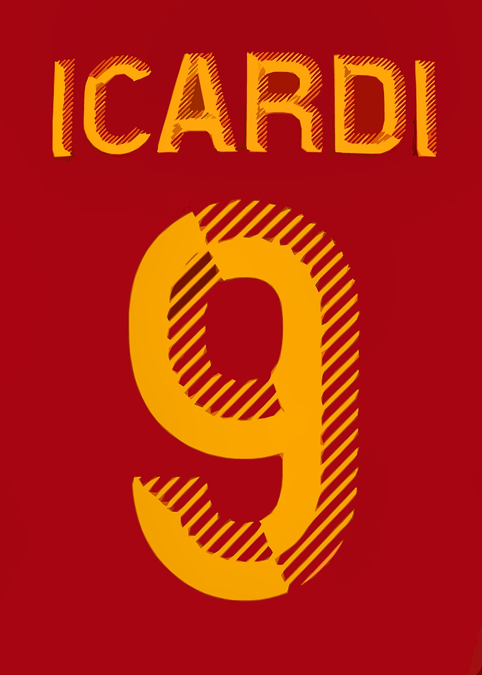 Icardi Number 9 Jersey Style