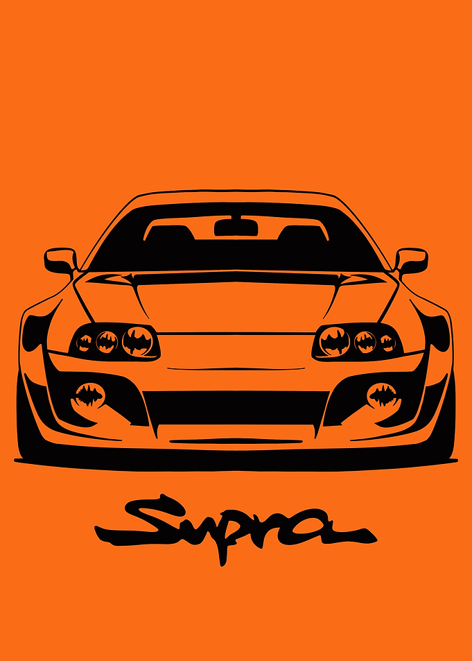 Supra Car Silhouette