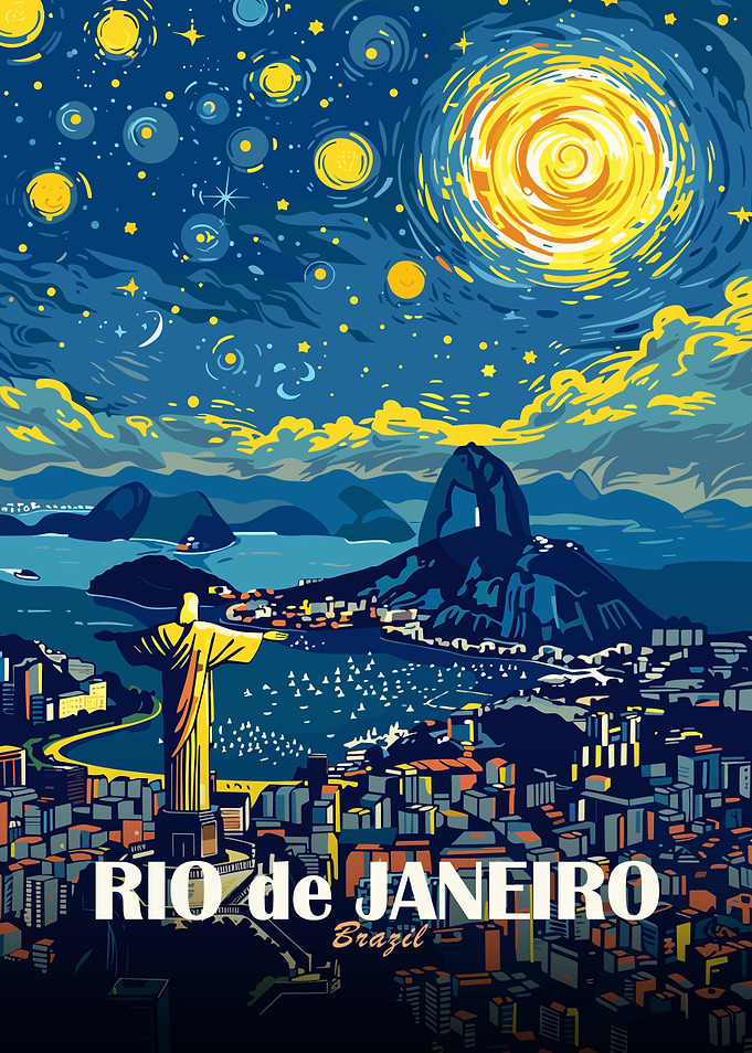 Rio de Janeiro Travel Poster