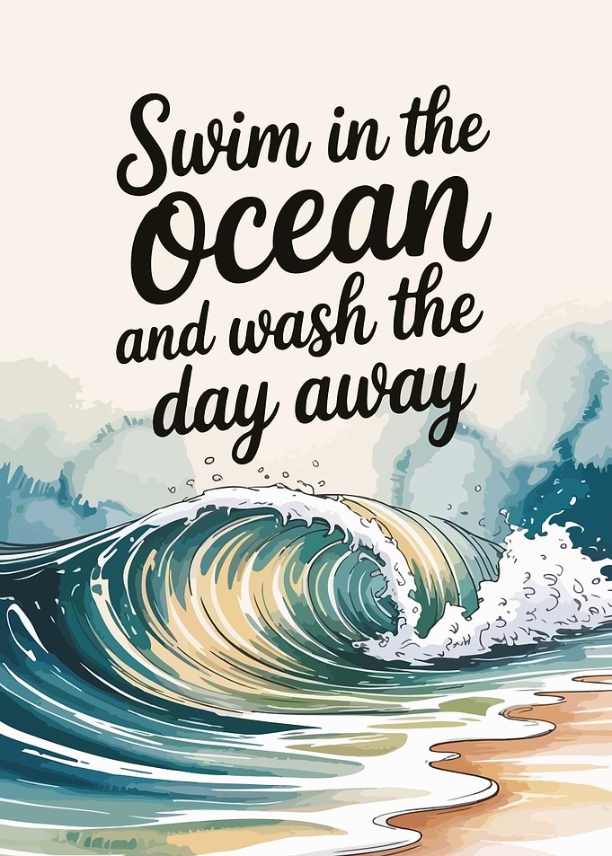Swim in the Ocean Artwork