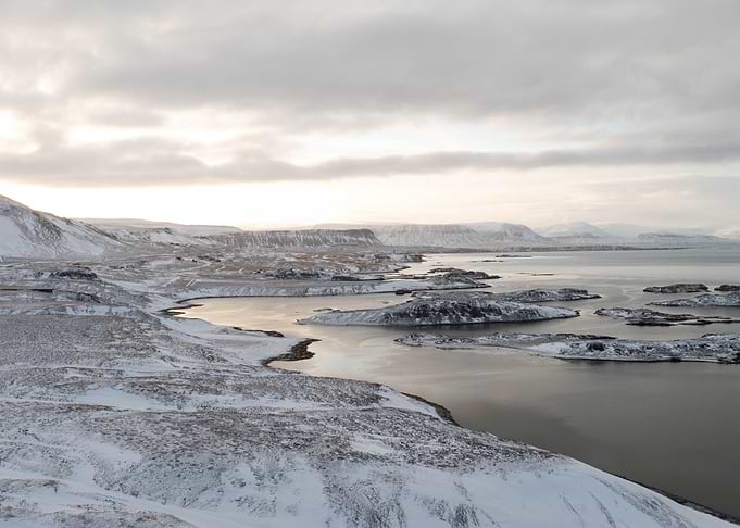 Winter Landscape in Iceland