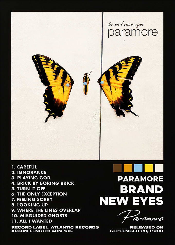 Paramore - Brand New Eyes Album Cover